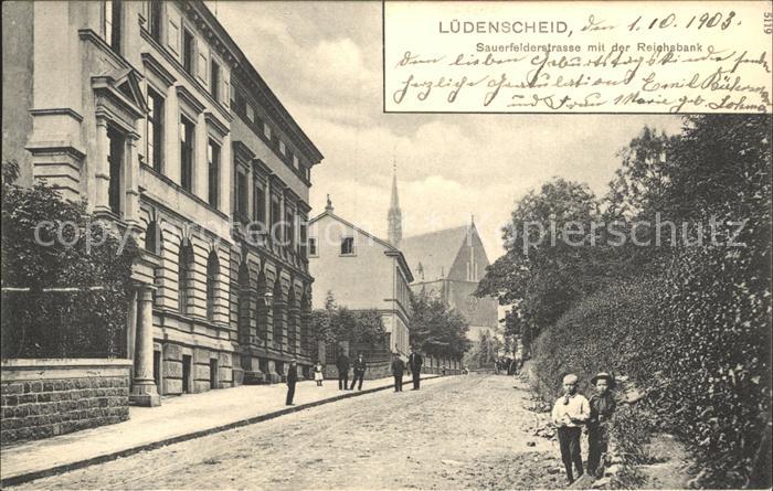 Luedenscheid Sauerfelderstrasse Reichsbank