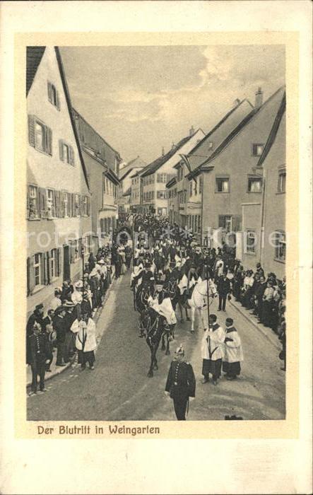 Weingarten Wuerttemberg Der Blutritt