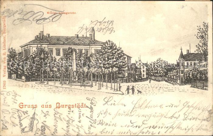 Burgstaedt Sachsen Koenigliches Amtsgericht