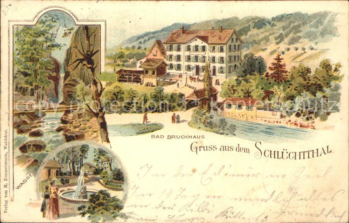 Schluechttal Bad Bruckhaus Wasserfall