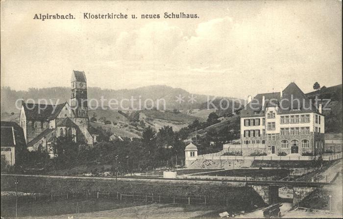 Alpirsbach Klosterkirche Neues Schulhaus