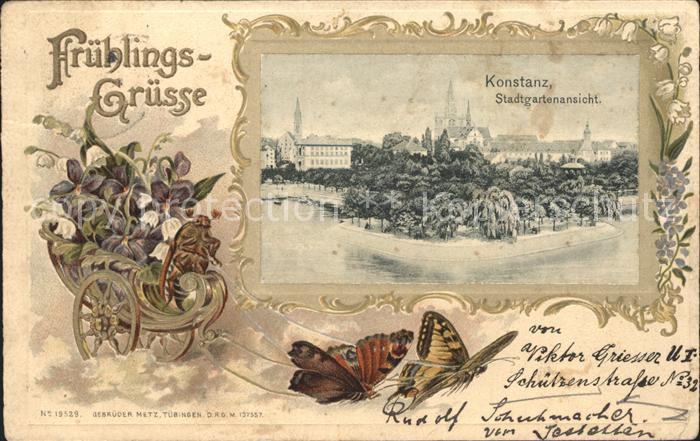 Konstanz Bodensee Stadtgartenansicht