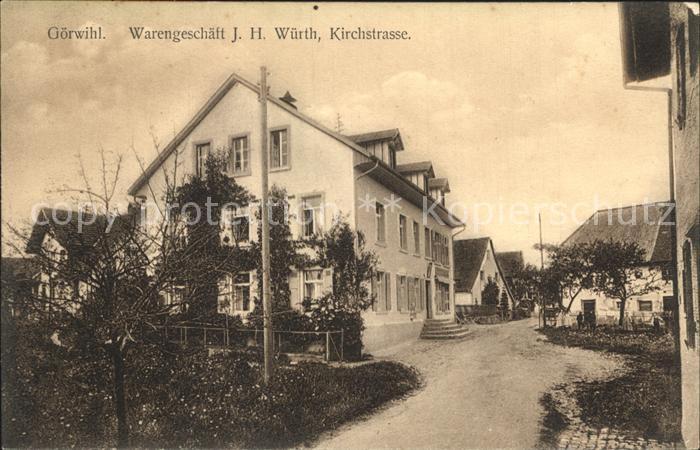 Goerwihl Warengeschaeft Wuerth Kirchstrasse