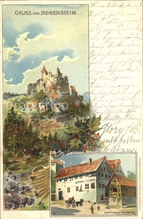 Hohenstein Kirchensittenbach Gasthaus zur Felsburg