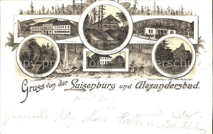 Luisenburg Kurhaus Hotel Weber Badehaus Quelle