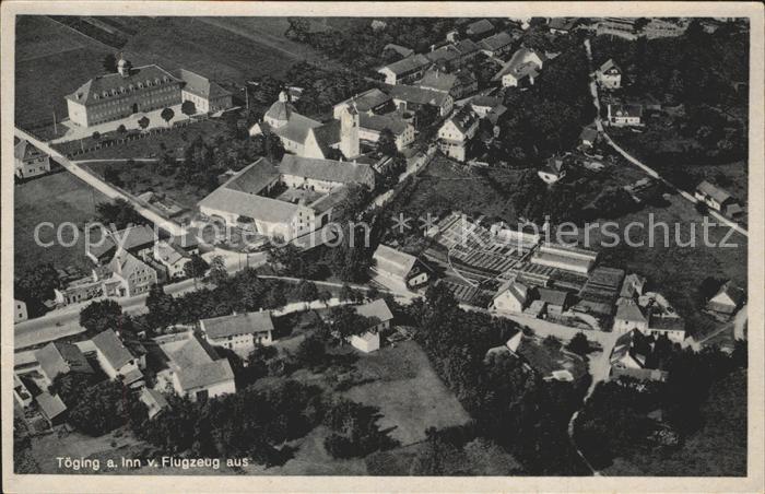 Toeging Inn Fliegeraufnahme