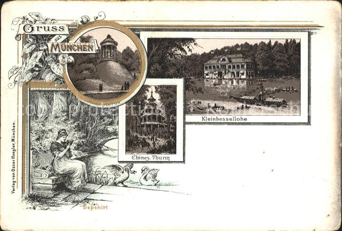 Muenchen Kleinhessellohe Chinesischer Turm