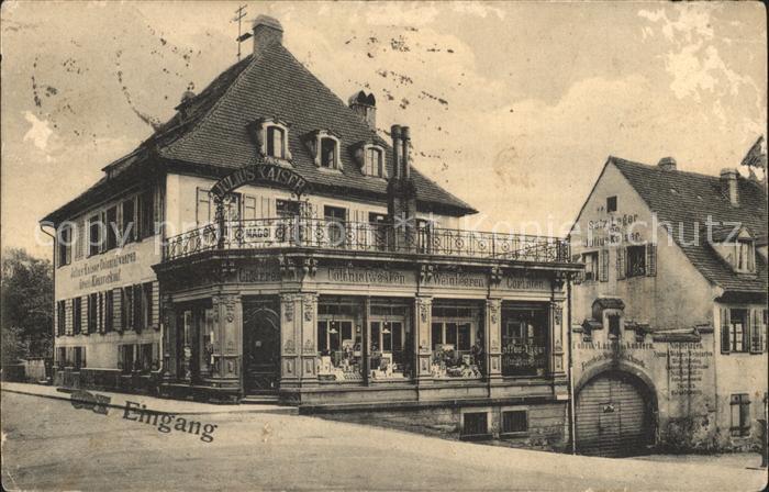 Freiburg Breisgau Salz- Lager Julius Kaiser