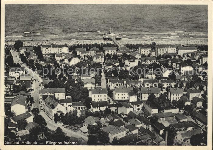 Ahlbeck Ostseebad Fliegeraufnahme