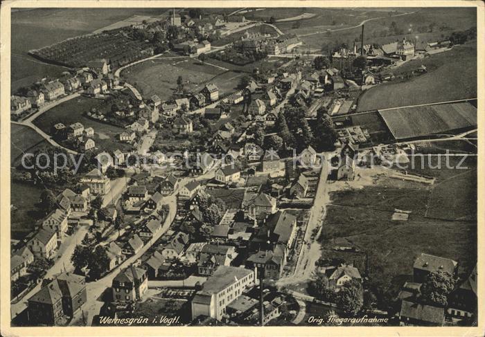 Wernesgruen Fliegeraufnahme