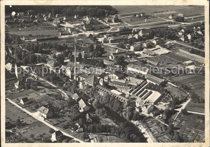 Albbruck Papierfabrik Fliegeraufnahme