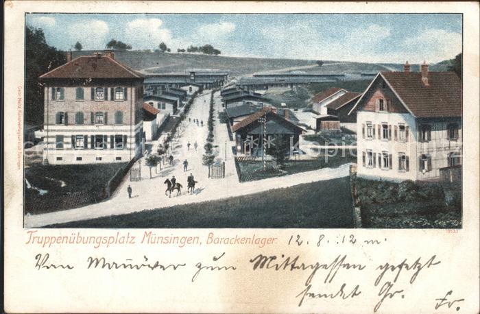Muensingen Truppenuebungsplatz Barackenlager