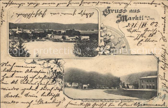 Marktl Inn Restauration Hochreiter zur Eisenbahn