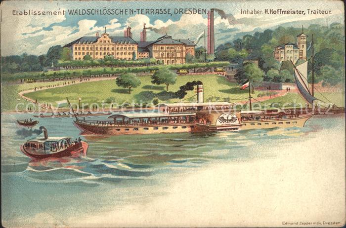 Dresden Etablissement Waldschloesschen- Terrasse