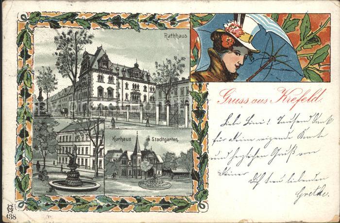 Krefeld Rathaus Kurhaus Stadtgarten