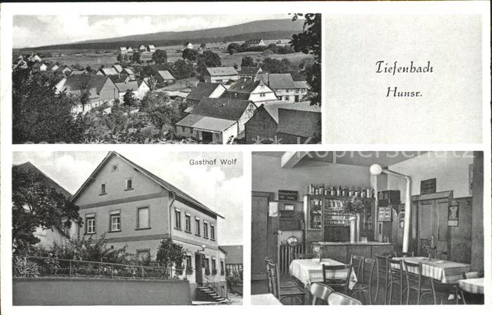 Tiefenbach Hunsrueck Gasthof Wolf