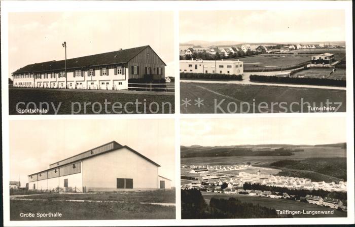 Tailfingen Albstadt Sportschule Turnerheim Grosse Sporthalle Langenwand
