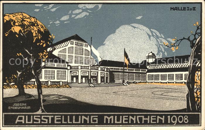 Muenchen Ausstellung Halle I und II Joseph Engelhardt