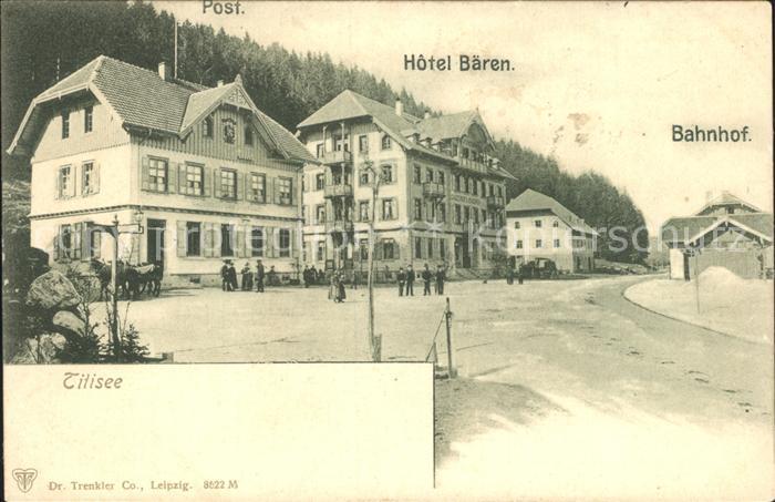 TITISEE Schwarzwald BW Hotel Boeren Post Bahnhof