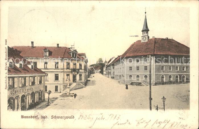 Bonndorf Schwarzwald Gasthaus Sonne Gebrueder Maier