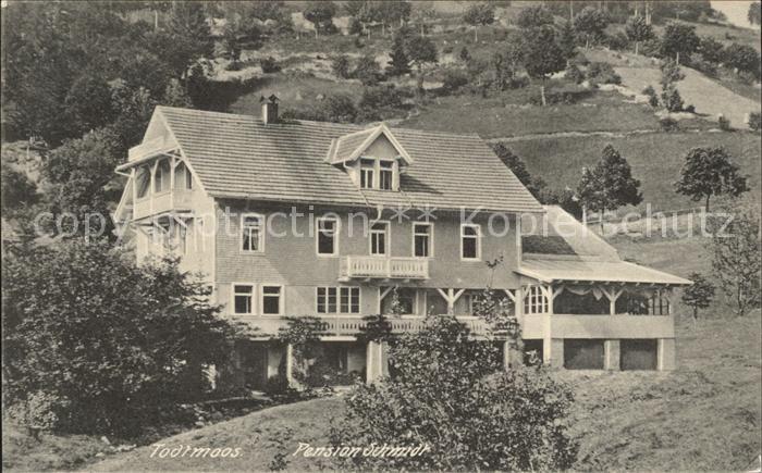 Todtmoos Schwarzwald BW Pension Schmidt