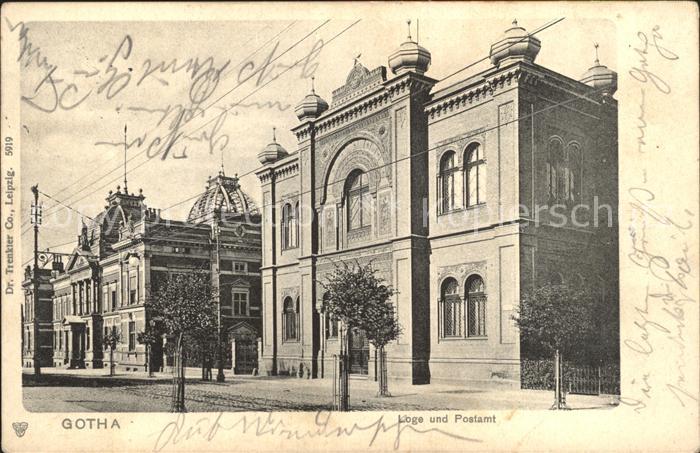 Gotha Thueringen Loge Postamt