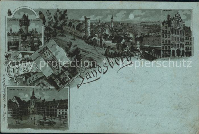 Landsberg Lech Mutterturm Hauptplatz Schmalzturm Rathaus