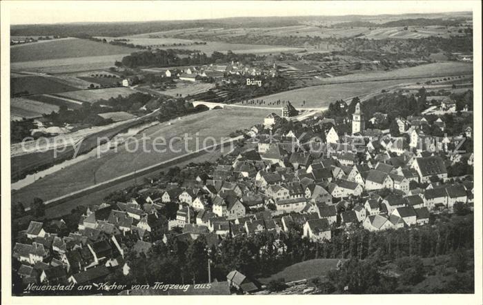 Neuenstadt Kocher Fliegeraufnahme