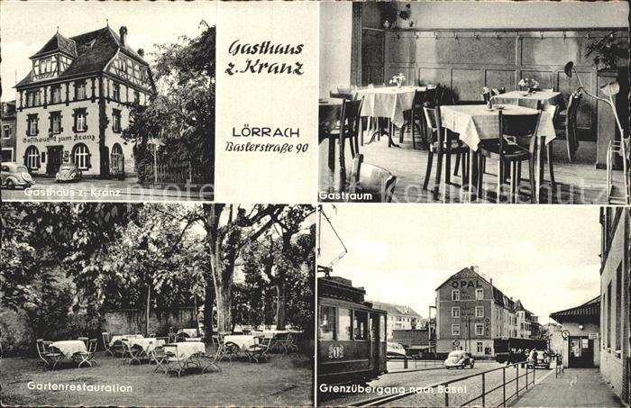 Loerrach Gasthaus zum Kranz Grenzuebergang nach Basel