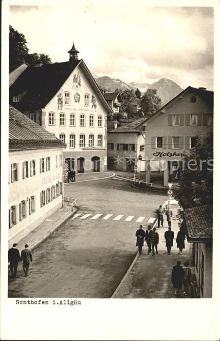 Sonthofen Oberallgaeu Gasthaus zum Loewen