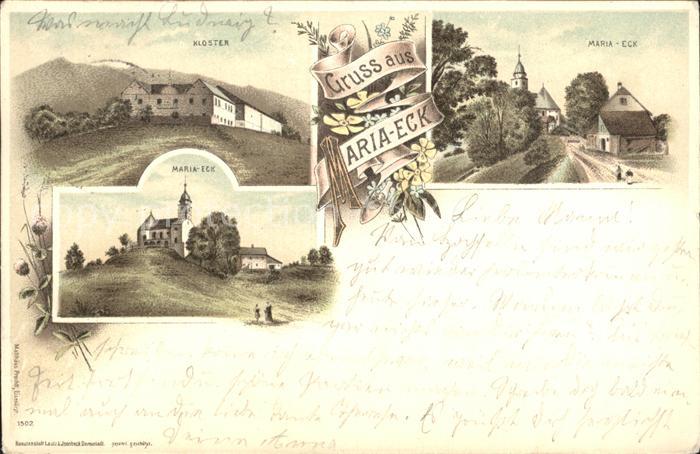 Maria Eck Kloster Litho