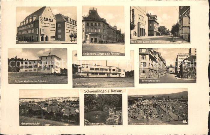 Schwenningen Neckar Turnerheim Waldeck Kurhaus Waldheim zum Schoenblick Capitol