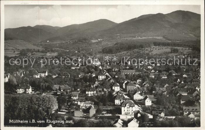 Muellheim Baden Fliegeraufnahme