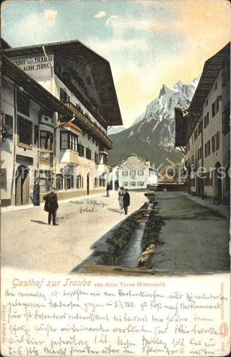 Mittenwald Bayern Gasthof zur Traube