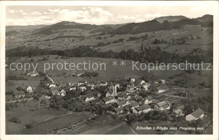 Ellhofen Allgaeu Fliegeraufnahme