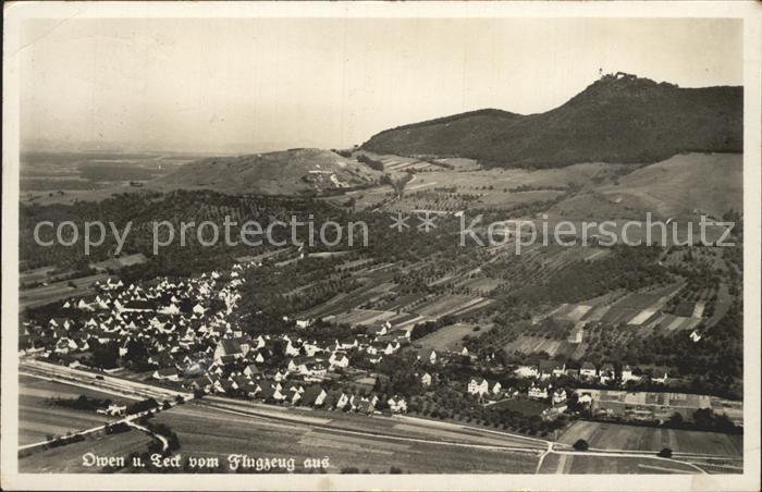 Owen Esslingen Teck Fliegeraufnahme