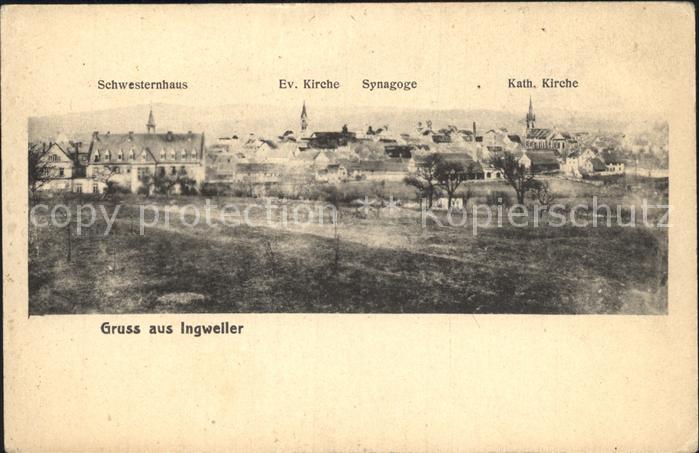 Ingweiler Ingwiller SAVERNE 67 Bas-Rhin Schwesternhaus Synagoge Katholische Kirc