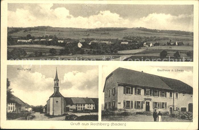 Rechberg Klettgau Gasthaus zum Loewen Kirchplatz