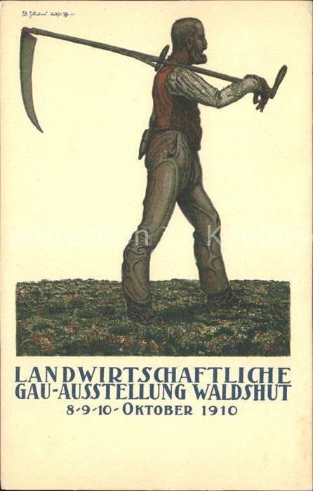 Waldshut Tiengen Rhein Landwirtschaftliche Gau-Ausstellung Sense