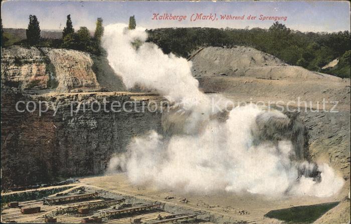 Kalkberge Sprengung