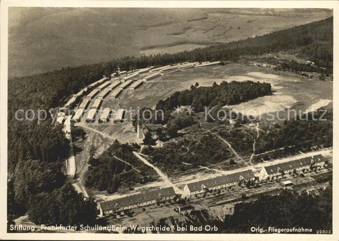 Bad Orb Stiftung Frankfurter Schullandheim Wegscheide Fliegeraufnahme
