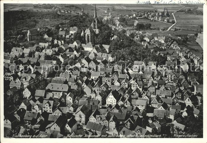 Frankenberg Eder Fliegeraufnahme