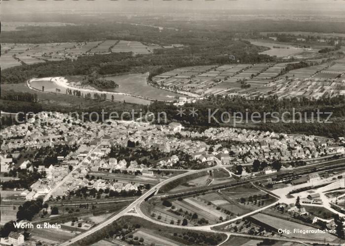 Woerth Rhein Fliegeraufnahme