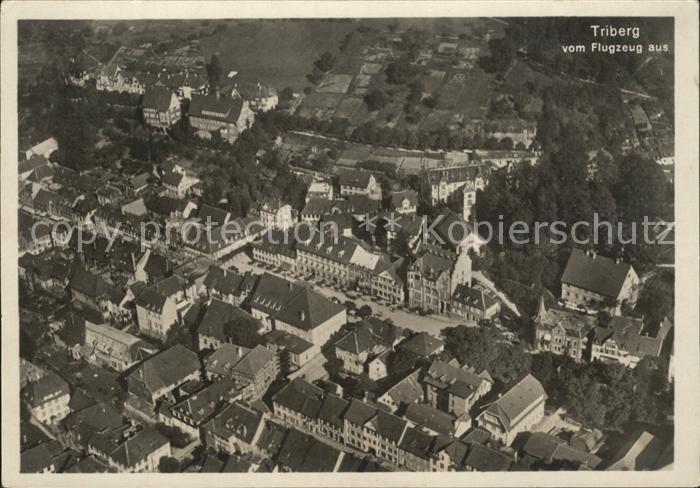 Triberg Schwarzwald Fliegeraufnahme