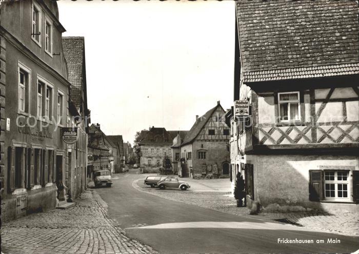 Frickenhausen Main Gasthaus zum Baeren Fraenkische Weinstube