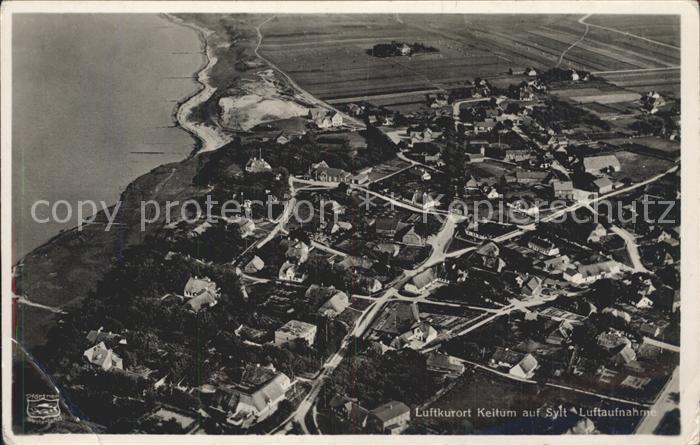 Keitum Sylt Fliegeraufnahme