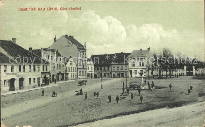 Kamenice nad Lipou Cast namesti