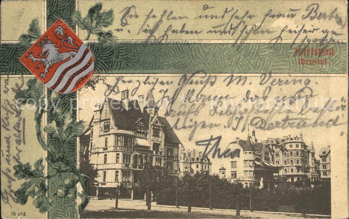 Karlsbad Eger Westend Wappen