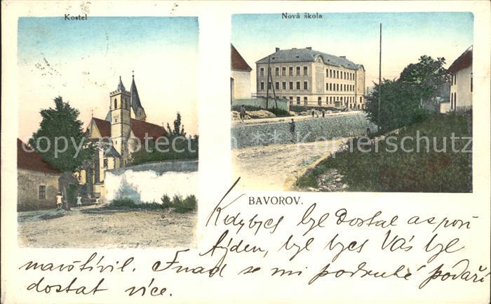 Bavorov Barau Neue Schule Kirche