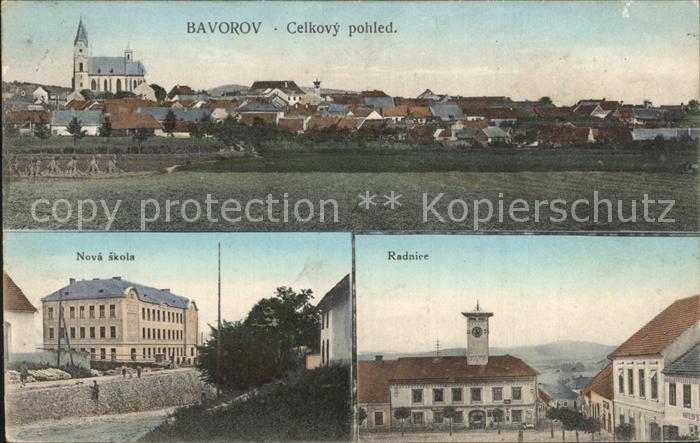 Bavorov Barau Neue Schule Rathaus